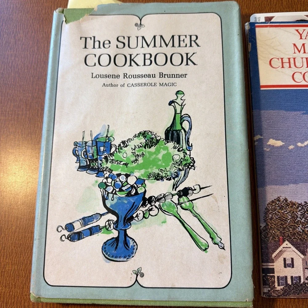 Vtg Cookbooks: The Summer Cookbook 1966 & Yankee's Main Dish 1980